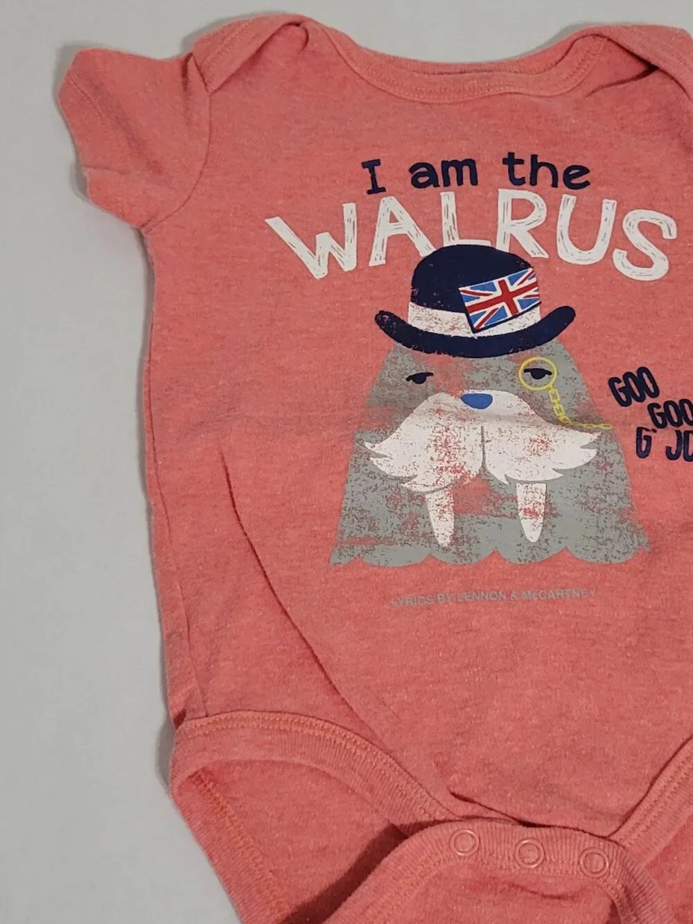 The Beatles Baby Bodysuit Lot Yellow Submarine, Let It Be, I Am The Walrus 3-6m